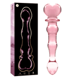 Glasdildo Modell 21 Rosa 20,5 cm