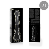 Glasdildo Modell 21 Transparent 20,5 cm – Ansicht 4