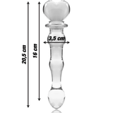 Glasdildo Modell 21 Transparent 20,5 cm – Ansicht 3