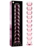 Glasdildo Modell 22 Rosa 21,5 cm