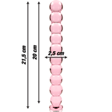 Glasdildo Modell 22 Rosa 21,5 cm – Ansicht 3