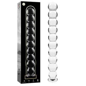Glasdildo Modell 22 Transparent 21,5 cm