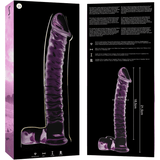Glasdildo Modell 23 Rosa 21,5 cm – Ansicht 5