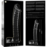 Glasdildo Modell 23 Transparent 21,5 cm – Ansicht 5