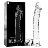 Glasdildo Modell 23 Transparent 21,5 cm