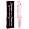 Glasdildo Modell 24 Borosilikatglas Rosa -x 28,5 cm