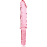 Glasdildo Modell 24 Borosilikatglas Rosa -x 28,5 cm
