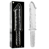 Glasdildo Modell 24 Transparent 28,5 cm