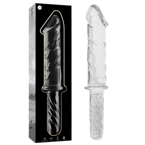 Glasdildo Modell 24 Transparent 28,5 cm