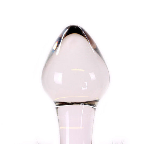 Glasdildo Plüsch 13 x 4 cm