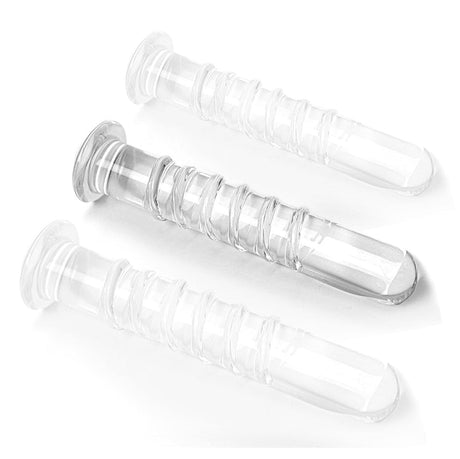 Glasdildo Spiral 17 x 2,8 cm