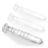 Glasdildo Spiral 18 x 3,2 cm