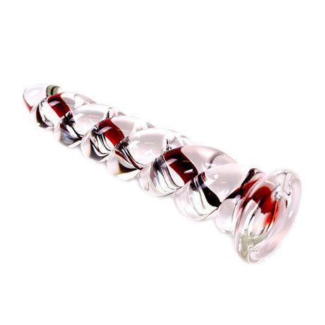 Glasdildo Twist 16 x 3 cm