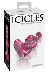 Glasplug Icicles No. 75 Pink