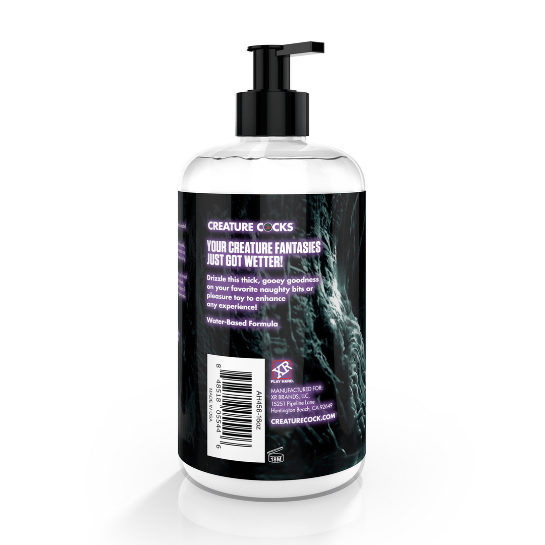 Gleitgel Creature Cocks Creature Cum in Sperma-Optik unparfümiert 236 und 473 ml – Ansicht 3
