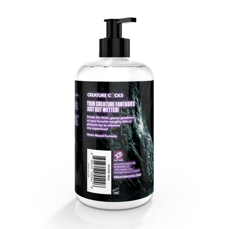 Gleitgel Creature Cocks Creature Cum in Sperma-Optik unparfümiert 236 und 473 ml – Ansicht 3