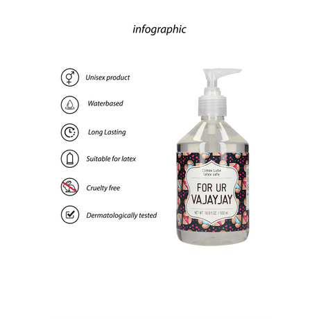 Gleitgel For Ur Vajayjay 500 ml – Ansicht 2