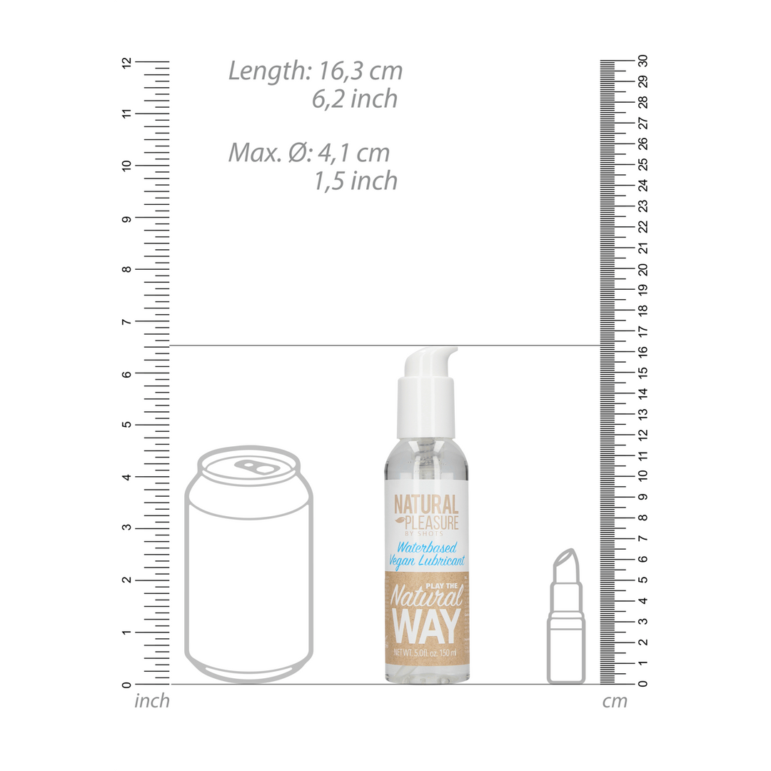 Gleitgel Natural Pleasure wasserbasiert vegan 150 ml – Ansicht 4