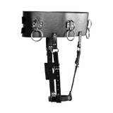 Strap-on-Gürtel Ouch mit Halterung für Vibratoren Schwarz 104,5 cm – Ansicht 4