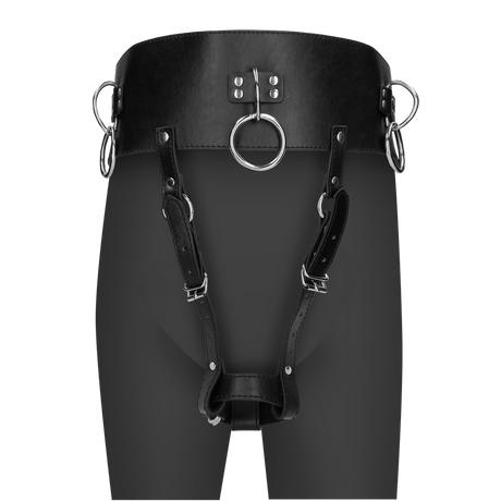 Gürtel mit Vibratorhalter Schwarz 104,5 cm