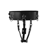 Strap-on-Gürtel Ouch mit Halterung für Vibratoren Schwarz 104,5 cm – Ansicht 5