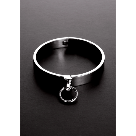 Halsband aus Edelstahl mit Steinen Silber 17 x 13,1 cm