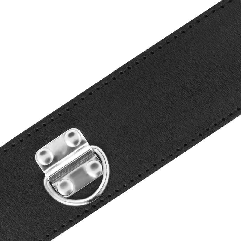 Halsband BDSM mit schwarzem Schloss – Ansicht 4