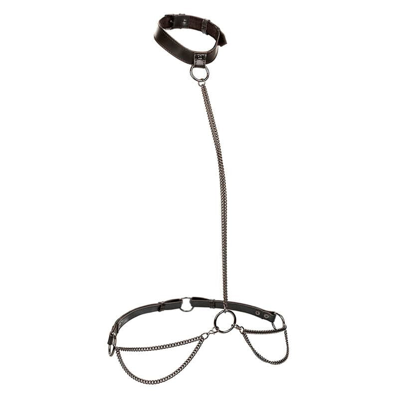 Halsband Euphoria Ketten-Halsband mit Leine Übergröße – Ansicht 2