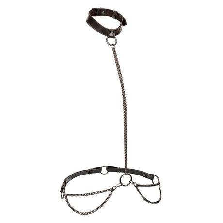 Halsband Euphoria Ketten-Halsband mit Leine Übergröße