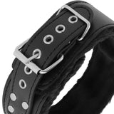 Halsband gefüttert mit Titankette Schwarz – Ansicht 5