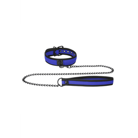 Halsband Neopren mit Leine Schwarz – Ansicht 11