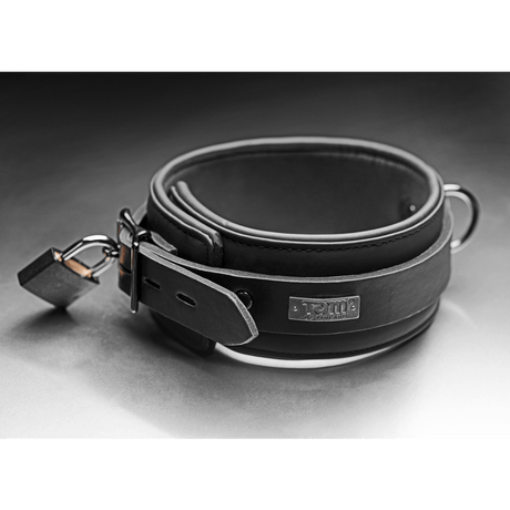 Halsband Tom of Finland Neopren mit Schloss Schwarz – Ansicht 6