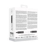 Fesseln Ouch für Hand oder Fuß Black and White mit Kette 25 cm Schwarz – Ansicht 3