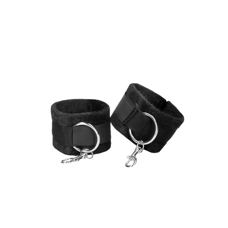Hogtie-Set Ouch Black and White mit vier Klettmanschetten 50 cm Schwarz – Ansicht 4
