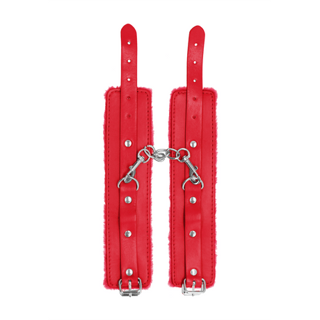 Handfesseln Ouch Premium mit Plüschfutter in zwei Farben 30 cm – Ansicht 6
