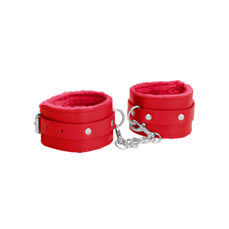 Handfesseln Ouch Premium mit Plüschfutter in zwei Farben 30 cm – Ansicht 4