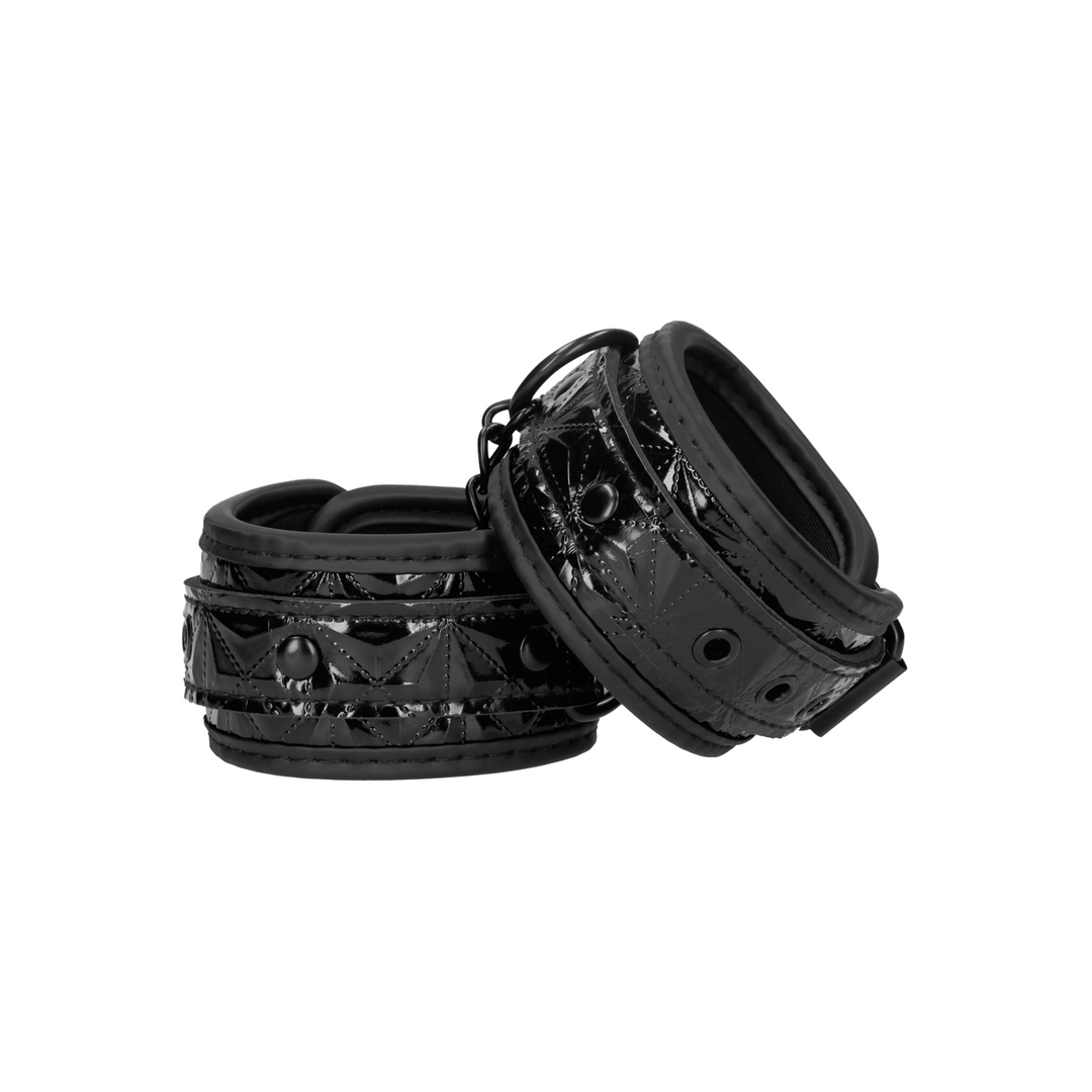 Handfesseln Ouch Luxury mit gerafftem Besatz in zwei Farben 36 cm – Ansicht 4