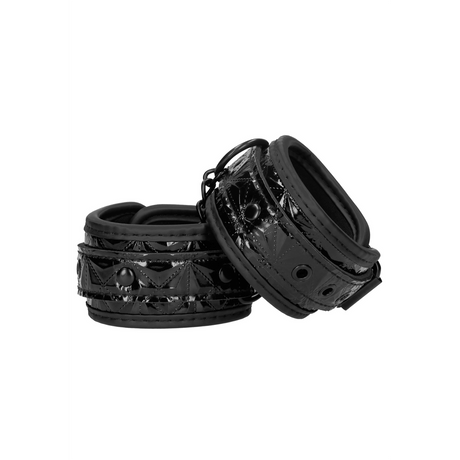 Handfesseln Ouch Luxury mit gerafftem Besatz in zwei Farben 36 cm – Ansicht 4