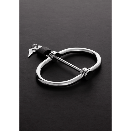 Handschellen aus Edelstahl Silber 14,4 cm