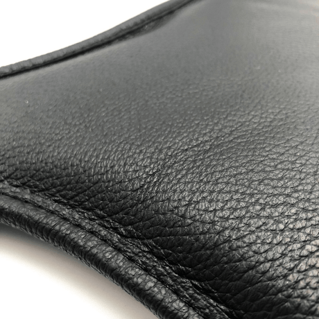 Handschellen aus Leder für Aufhängung mit Griff Schwarz – Ansicht 6