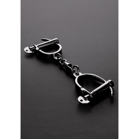 Handschellen Darby verstellbar Silber 28 cm