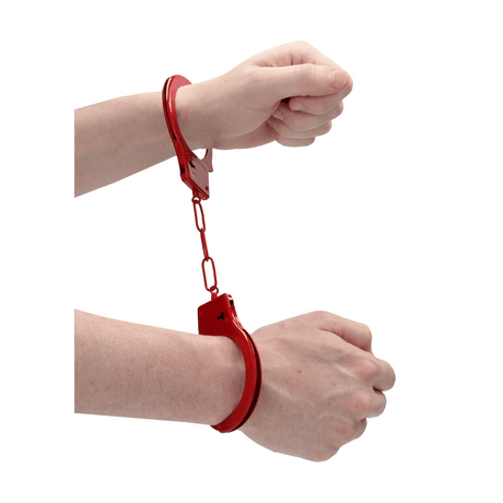 Handschellen Ouch für Anfänger lackiert Rot – Ansicht 7