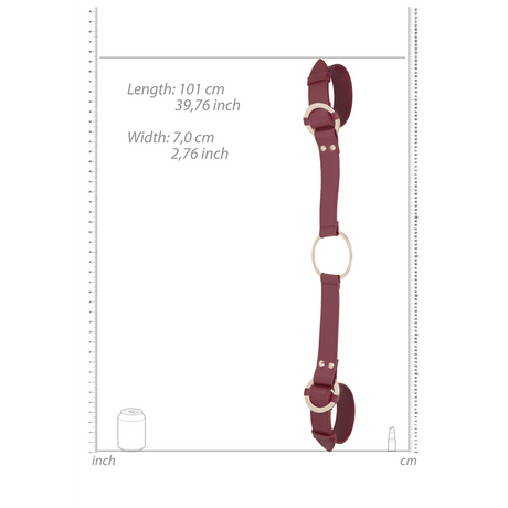 Handfesseln Ouch mit Hüftgurt in zwei Farben 101 cm – Ansicht 6