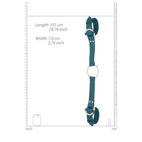Handfesseln Ouch mit Hüftgurt in zwei Farben 101 cm – Ansicht 12