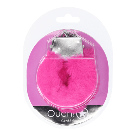 Handschellen Ouch Classic mit Plüsch in drei Farben 24,2 cm – Ansicht 5