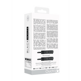 Handfesseln Ouch Black and White mit Plüschfutter 30 cm Schwarz – Ansicht 3