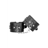 Handfesseln Ouch Black and White mit Plüschfutter 30 cm Schwarz – Ansicht 4