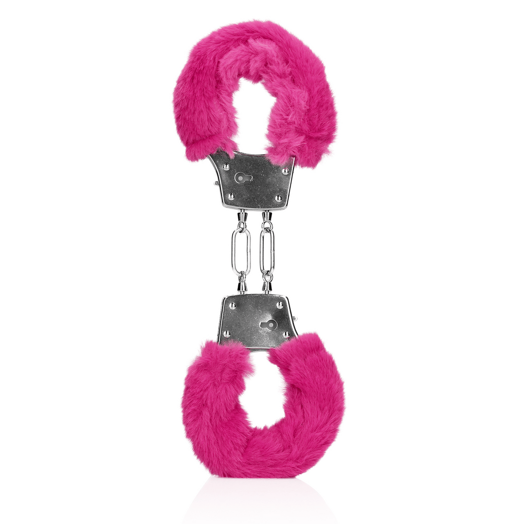 Handschellen Ouch aus Metall mit Plüsch in zwei Farben 23,5 cm – Ansicht 8