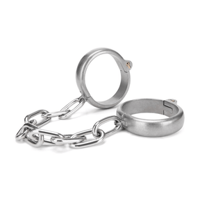 Handschellen schwer Silber 26 cm