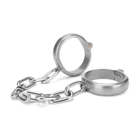 Handschellen schwer Silber 26 cm